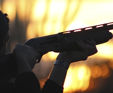 Duck hunting lodge in Argentina